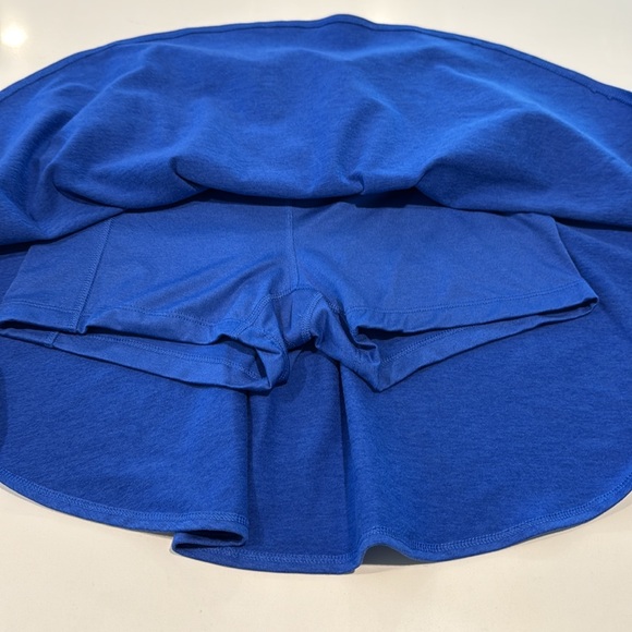 Old Navy CloudComfy Skort Extra High Waisted Crayon Blue Bike Shorts - Picture 4 of 16